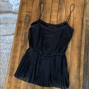 Zara Basic black pleated take size M